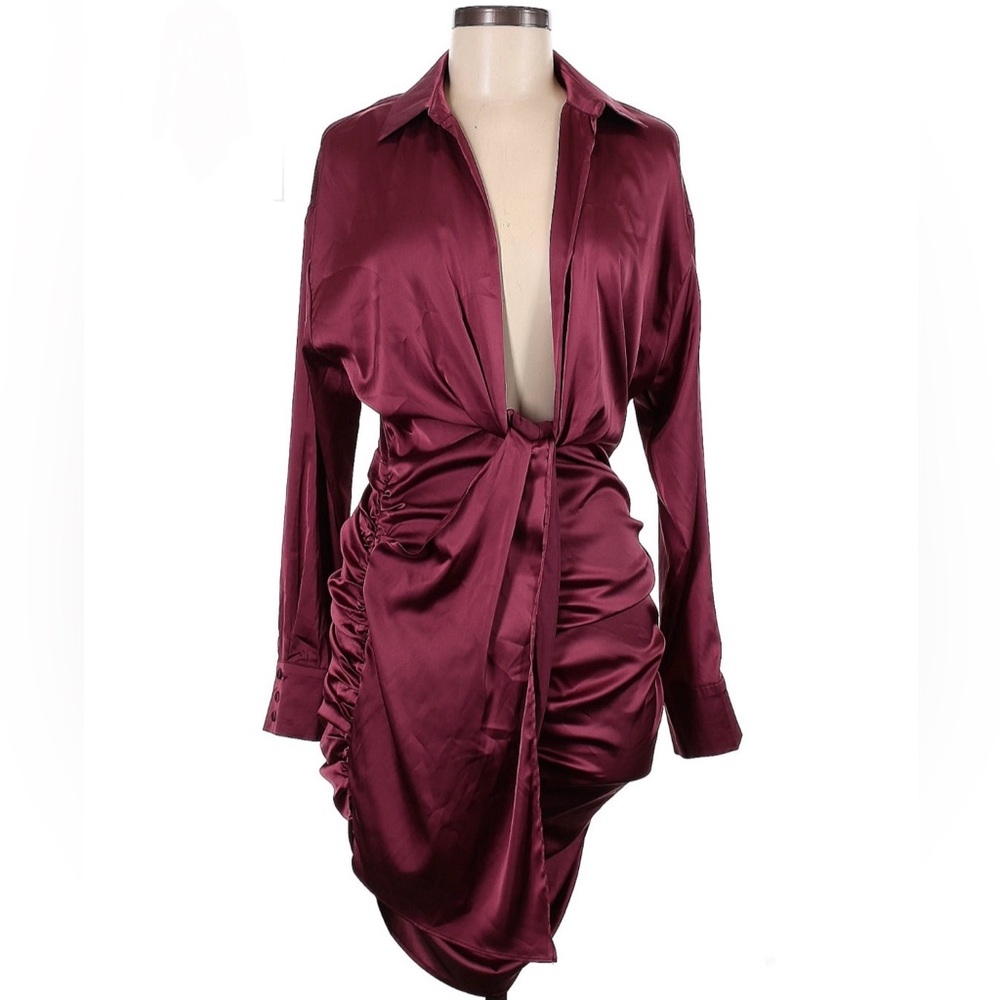 NWT Joeleene Rouge Burgundy Dress size Medium